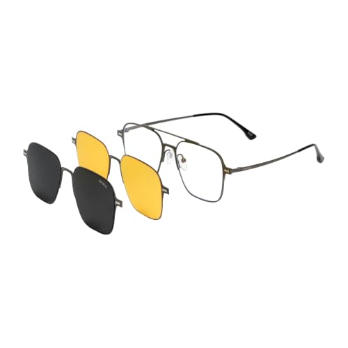 Image of 3-in-1 Magnetic Clip On Sunglasses for Men & Women
