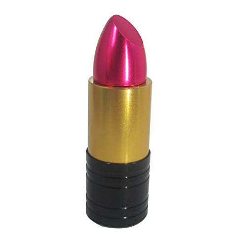 Ciway Clé USB 2.0 Classique en métal en Forme de Rouge à lèvres Boîte Cadeau Doré + Rose Vif 64 Go