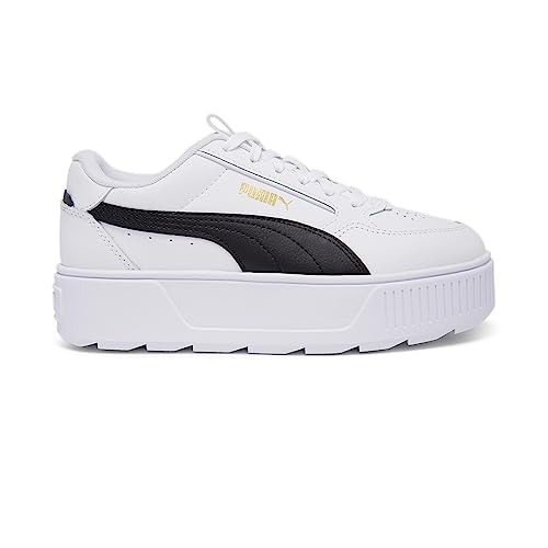 Image of PUMA Womens Karmen Rebelle Platform Sneakers Shoes Casual - White