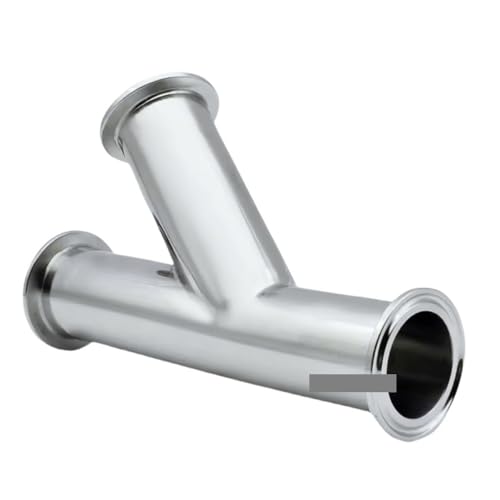Raccord Tri Clamp 38mm en Y oblique pour réseau de microbrasserie et brassage - 5