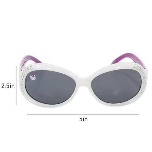 SANRIO Hello Kitty Sunglasses for Kids Set - Bundle with Stylish, Comfortable & Durable Hello Kitty Sunglasses Plus Stickers, More | UV-Protection Accessories for Girls2