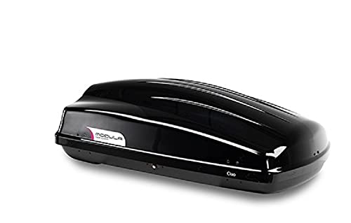  BOX BAULETTO DA TETTO AUTO 310 LT. NERO LUCIDO MODULA CASE SYSTEM MODELLO CIAO
