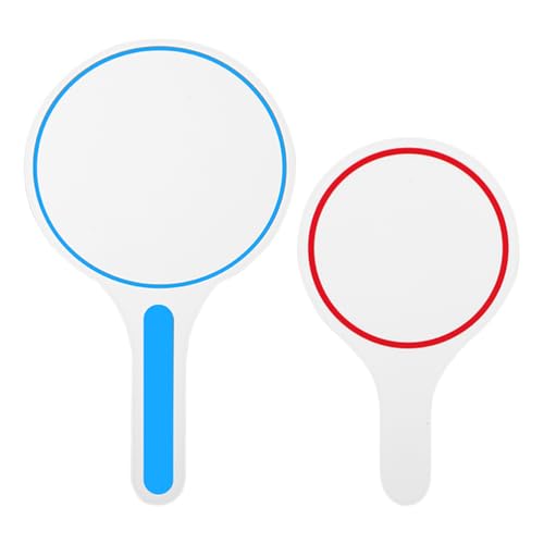 Gadpiparty 2stücke Anzeigetafeln Handgehalten Anzeigetafeln Trockenes Löschen Paddel Beschreibbar Paddel