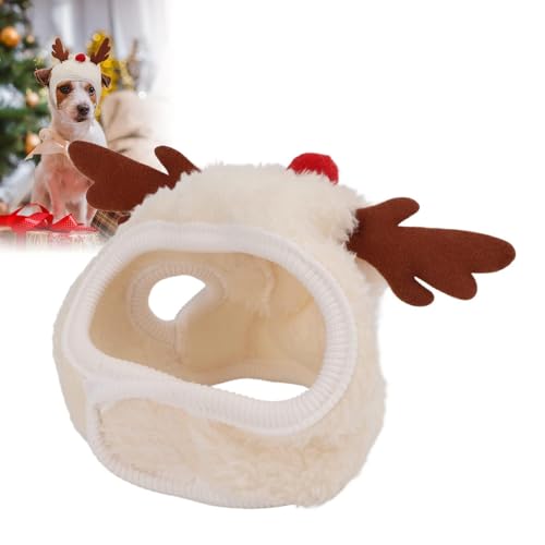 Sombrero de invierno navideño para perro ajustable miniatura 5