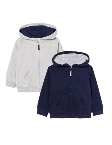 Image of Simple Joys by Carter's Baby Boys' 2-Pack Fleece Full Zip Hoodies