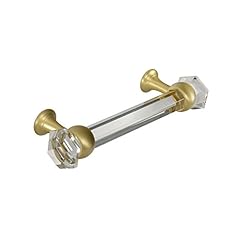 Clear with Satin Brass Base