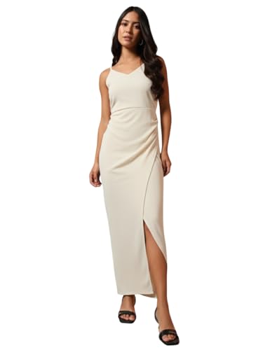 Trend Arrest.ed Women's Bodycon Midi Dress | Casual & Night Out Fit | Slim Fit Stretch Fabric