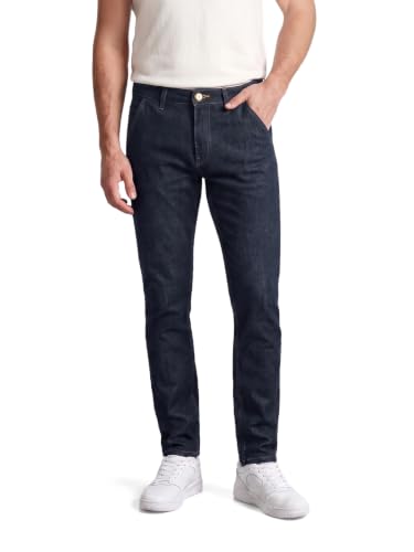 Image of THE INDIAN GARAGE CO Men Slim Fit Solid Mid-Rise Jeans