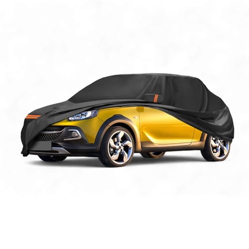 A ABSOPRO Autoabdeckung für Opel Adam 2012-2019 PEVA Spunlace Baumwolle Outdoor Voll Autoabdeckung Alle Wetter Wasserdicht Winddicht Schutz mit Passagiertür Reißverschluss Schwarz A ABSOPRO Autoabdeckung für Opel Adam 2012-2019 PEVA Spunlace Baumwolle Outdoor Voll Autoabdeckung Alle Wetter Wasserdicht Winddicht Schutz mit Passagiertür Reißverschluss Schwarz