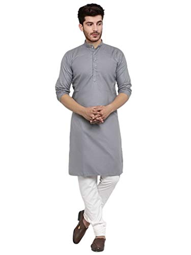 Image of trustous Mens straigth Solid Kurta Pyjama Set Combo in 100% Cotton with 16 Colour Option and Size are XS to 3XL for (Birthday,Wedding, Ceremony, Casual, Engagement)