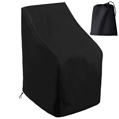 kuou Garden Chair Cover, Reclining Chair Protective Cover Reclining Pation Chair Cover Waterproof Oxford Chair Cover(120 x 66 x 73 x 84cm)