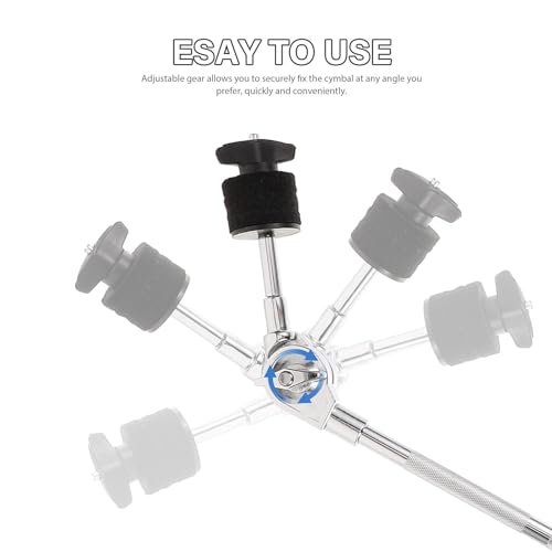 Brazo ajustable para platillos con soporte para batería miniatura 7