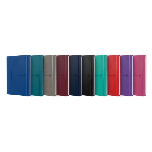 10 quaderni firmati in brossura A5, 160 p/80 fogli 90 g/m², a quadretti 5 x 5 + margine, colori assortiti (10)