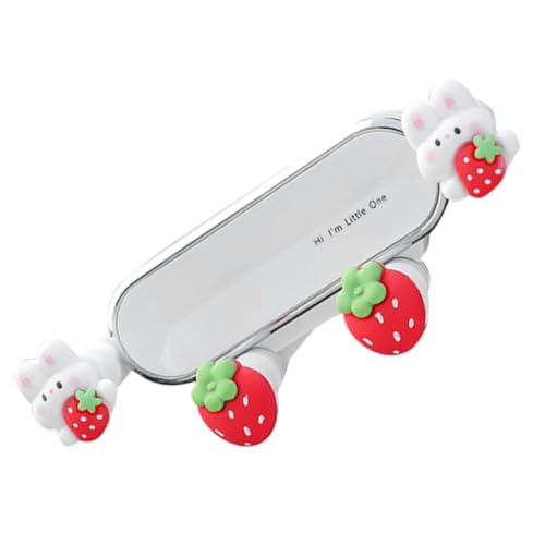 Homoyoyo Soporte para teléfono de Coche Soporte Universal para Clip de teléfono de Coche Lindo Soporte para teléfono con ventilación pequeña Car Holder Phone Titular del teléfono de Conejos