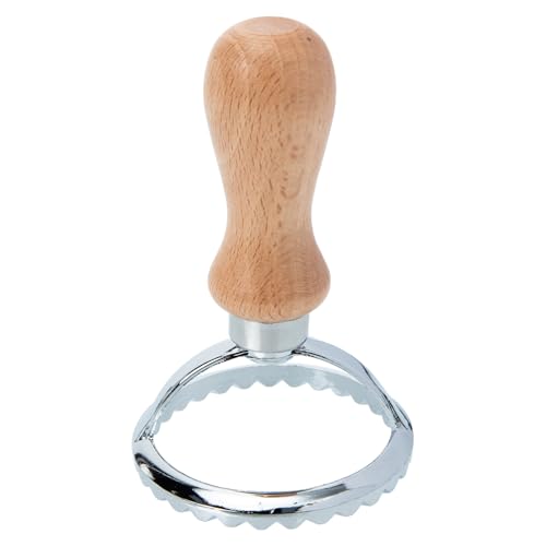 DIYEAH Molde para Galletas de Aleación de Zinc Grande Redondo 102X63 CM Cortador para Hornear Casero Molde para Masa de Empanadillas Utensilio de Repostería Seguro y Fácil de