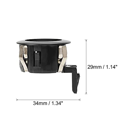 Image of X AUTOHAUX 2pcs 89348-34010 Car Bumper Parking Assist Sensor Retainer Holder for Toyota Tundra Black