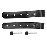 Jvjggag Klavierständergurte, 2-teilig, PU-Leder, verstellbarer Befestigungsverschluss – Tastaturschloss-Gürtel, für Aufführung, Musikunterricht, Übung, Heimstudio, Konzert, Party