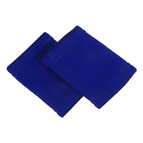 Genérico 1 Par Pulsera para Muñequera Pulseras Pesas Levantamiento De Mano Mitones Calentadores Dispositivo Manga del Brazo Sin Dedos Apoyo Aparato Blue Esponja