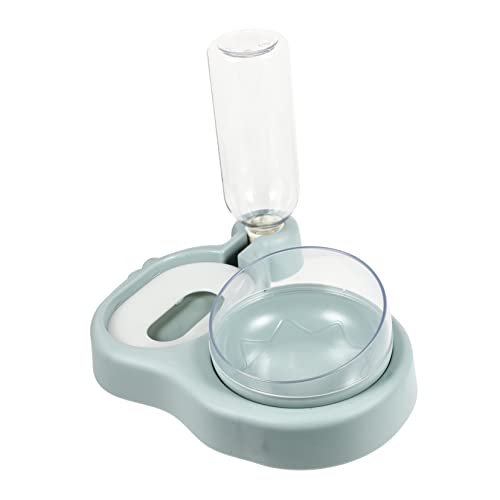 WEKADRIN 防湿嘴ペットフードディスペンサーボウル 小型犬猫用水飲み器 軽量コンパクト 丸み設計で清掃簡単 ペットの毛濡れ防止 環境対応食