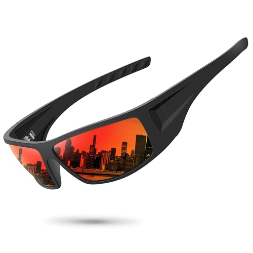 Image of Polarized Sports Sunglasses for Men Women,Driving Fishing