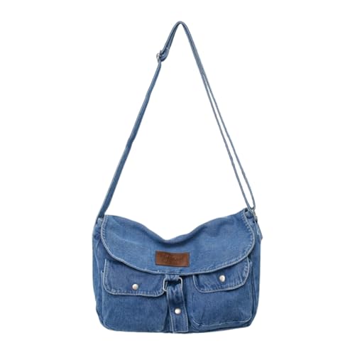 Bolso denim cruzado para hombres y mujeres