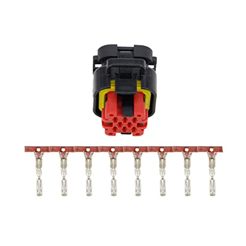 Image of AJOHBM 8 Pin ECU Car Connector Harness Connector with Terminal 776286-1, DJ7085-1.5-21(5 Sets)