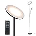 Tomshine Stehlampe LED Dimmbar 30W Deckenfluter mit 7W Leselampe und Fernbedienung,Deckenfluter für Wohnzimmer Büro Schlafzimmer