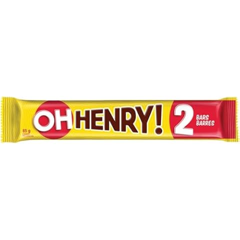 Hersheys Oh Henry! King Size Chocolate Bar 24-Pack, 85g/2.9oz, Imported from Canada Cover
