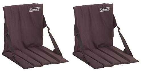 Coleman Stadium Seat, Black/Pack of 2