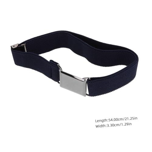 KESYOO 4Pcs Stretchy Belt Elastic Waist Belt for Boys for Jeans Dresses and School Uniforms Lightweight and Comfortable Design Deep2