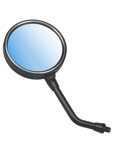 キジマ(Kijima) バイクパーツ ミラー Z2タイプ 10mmボルト 左右兼用 鏡面φ94 '07認定対応サイズ 汎用 1本入り ブルーグラス ブラック 203-9142のサムネイル