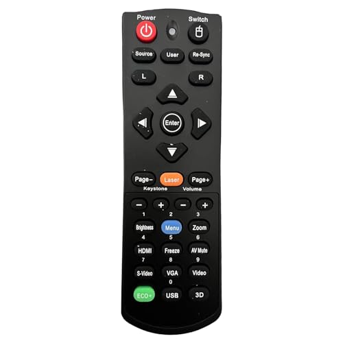 Télécommande de rechange pour projecteur Optoma HD25 GT760 EH300