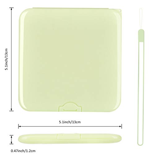 Hemoton 3 Caixas de Armazenamento Com Tampa Ã  Prova de Poeira E Recipientes de Encaixe Plano Com Co