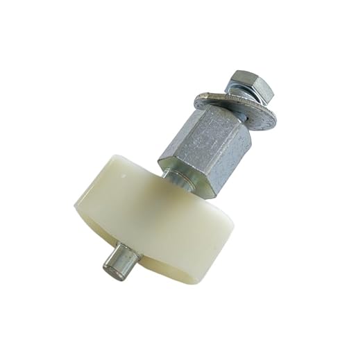 Glissière de porte d'ascenseur M8 patin de guidage et galet coulissant nylon L40 mm H52 mm