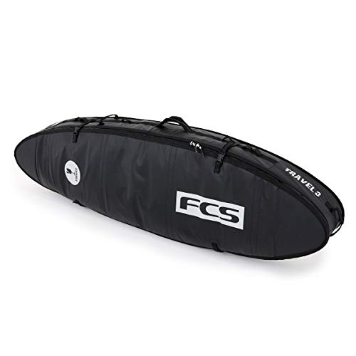 FCS Travel 3 All Purpose Surfboard Bag Black/Grey 6'7