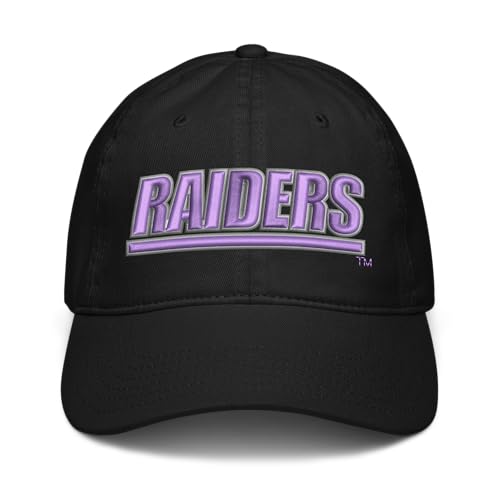 Gorra ajustable bordada oficial Mount Union Purple Raiders miniatura 2