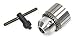 Drill Chuck, Keyed, Steel, 3/8 In, 3/8-24