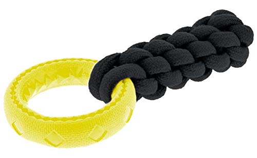 GarPet FUXTREME Anello Bounce Gioco Cani ultraresistente Gomma+Corda 11x23 cm FERRIBIELLA