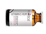 Vitamin C Serum for Your Face - Vitamin C-RUM - 20% Ascorbic Acid + Hyaluronic Acid + Vitamin E and Antioxidants + Brightens Skin + Reduces Facial Fine Lines and Wrinkles (1oz)