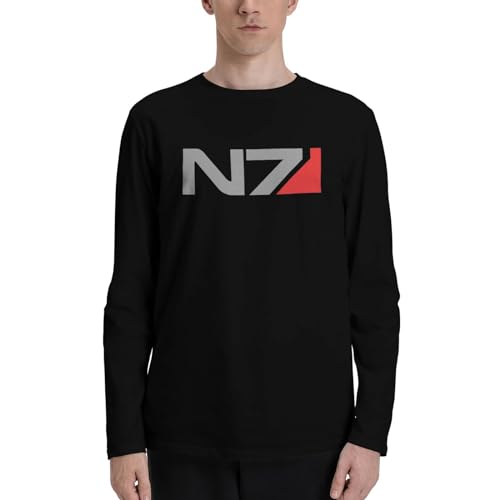 Mass Effect Men's Long Sleeve T-Shirt 100% Cotton T-Shirt