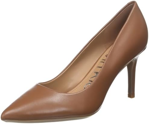 Calvin Klein Women's Gayle Pump, Cognac 212, 7.5