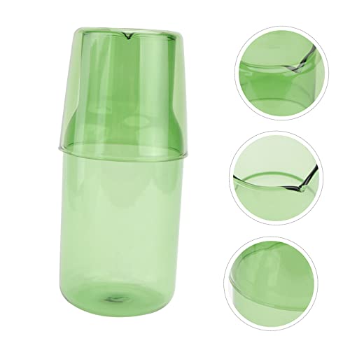 Set Unomor Green Cup con vaso y botella de vidrio miniatura 5