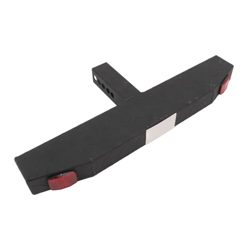 Paso de enganche de 600 libras, carga máxima de 2 pulgadas, paso de enganche receptor con rayas reflectantes de 5/8 pulgadas para coche, SUV, camioneta, RV
