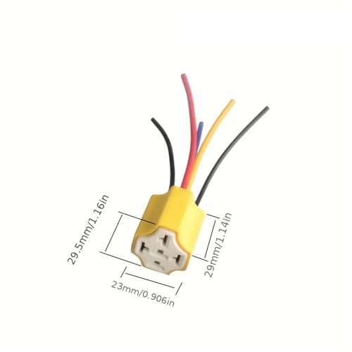 Relais 12V 4 broches évite la surchauffe grâce à sa prise céramique et son fusible - 2
