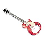 LanHong 1 Piece/Set Bottle Opener Beer Bottle Openers Guitar Shaped Bottle Opener Guitar Gift Kitchen Gadgets for Drinkers Music Guitar Lover(Red)
