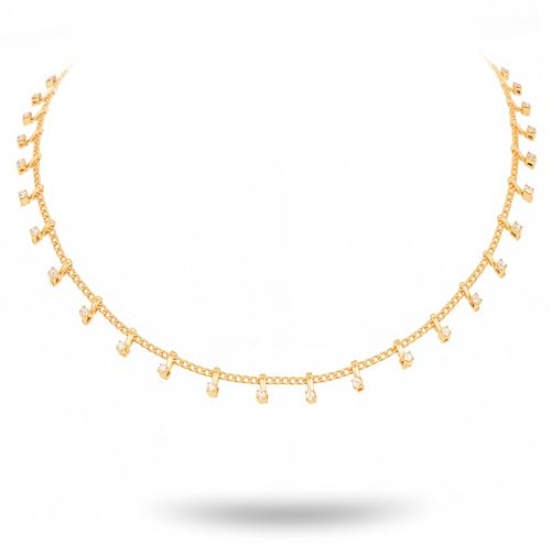 Montana West Wrangler Gold Plated Choker Necklace, Western Beaded Jewelry - image 1