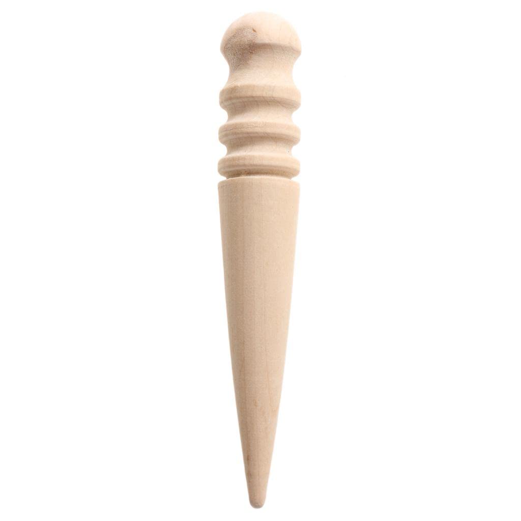 ATORSE Leathercraft Wood Edge Slicker Round Multi Size Burnisher Tool for Leather| Crafts|Leathercrafts|Leathercraft Tools|Other Leather Tools-image-33