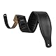 Levy’s Leathers Amped Series Ledergurt für Gitarre | Breite 8 cm | Schwarz | (M26PD-BLK)