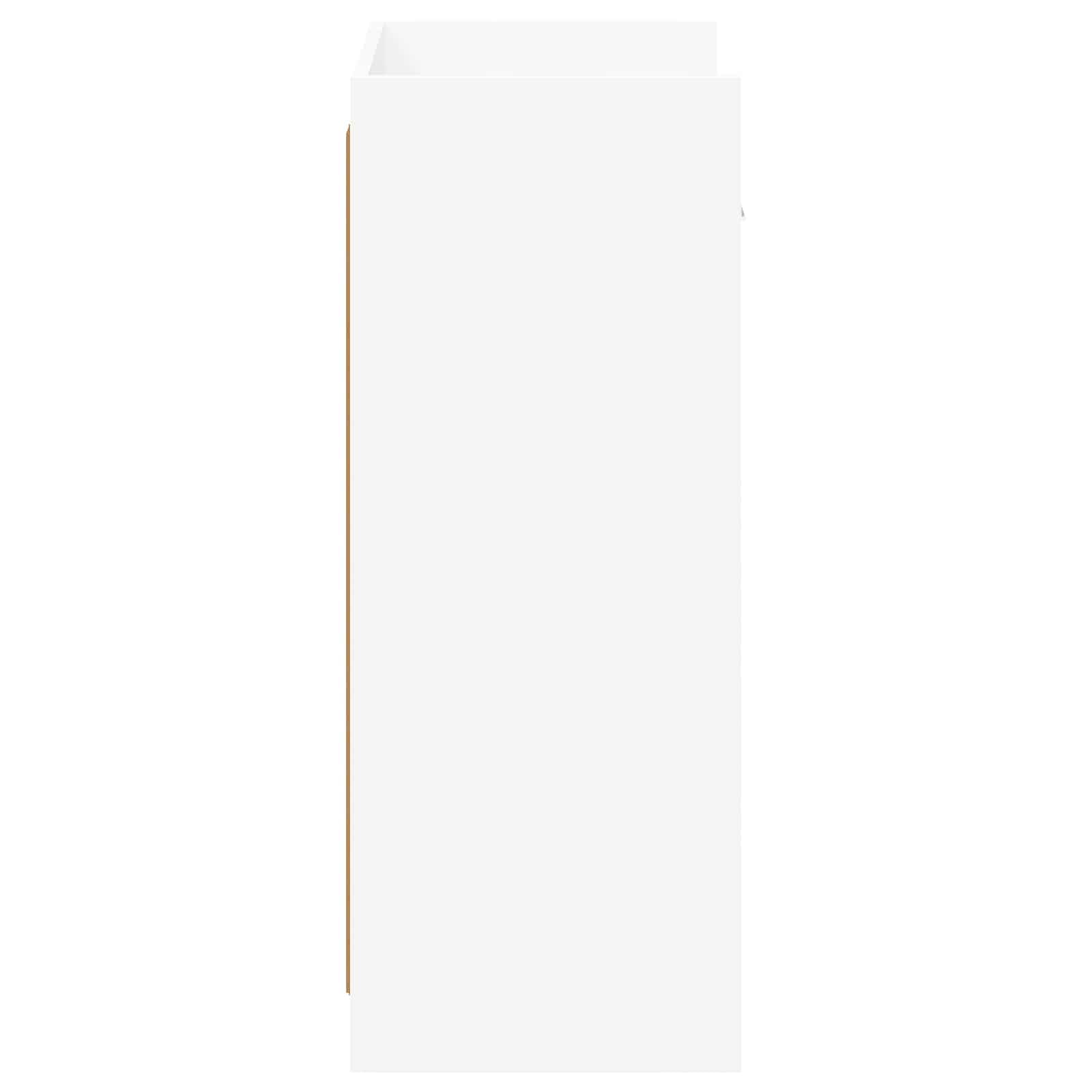 Szafka na buty biała 48 x 36 x 92 cm drewno inżynieryjne