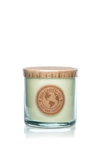 Eco Candle Co. Recycled Candle, Herb Garden, 6 Oz. - Scents Of Tarragon, Bergamot, Grapefruit, & Jasmine - 100% Soy Wax, No Lead, Kraft Paper Label & Lid, Hand Poured, Made From Midwest Grown Soybeans #TOP6